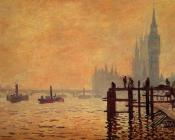 克劳德莫奈 - The Thames below Westminster